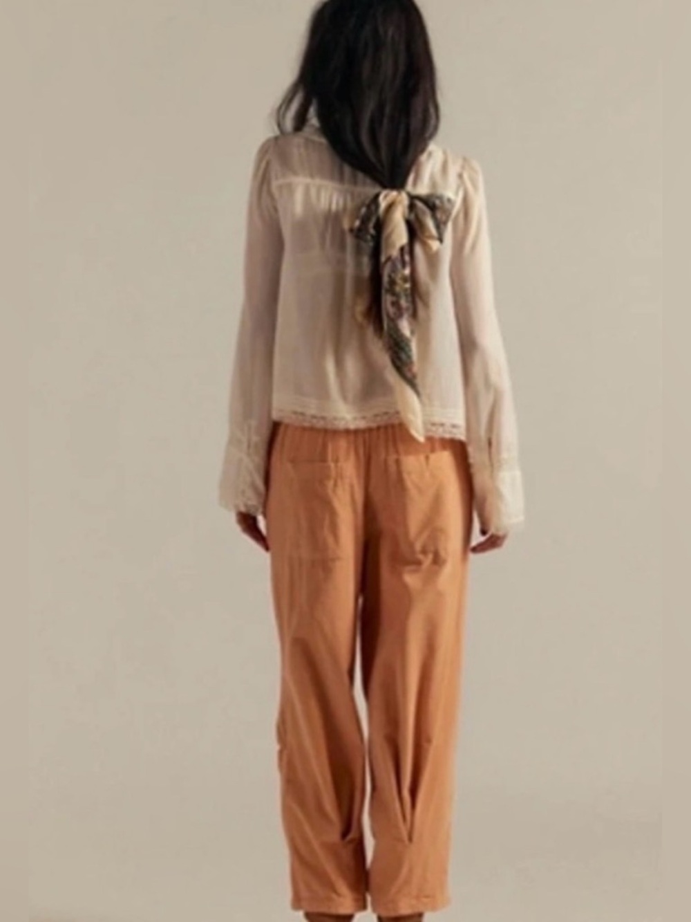 Free People Nice choice cord jeans. NWT. Peach pansy - Picture 5 of 5